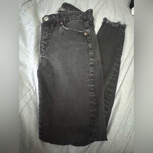 American Eagle Outfitters Black Ankle Jeans